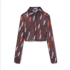 La paz inamorata button down xs